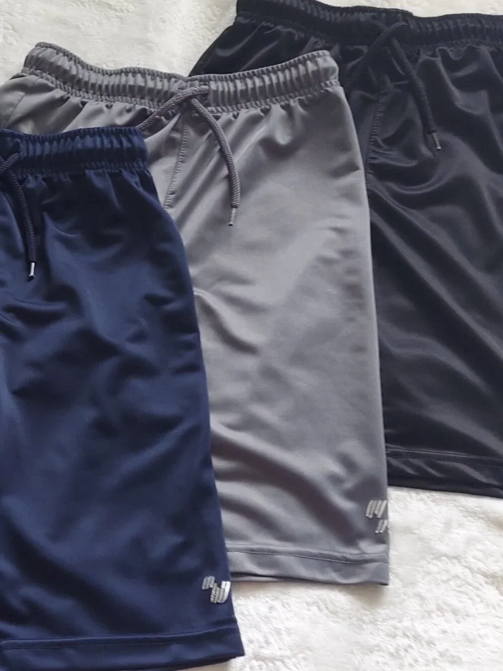 Boys Basketball Shorts 3-pack Large